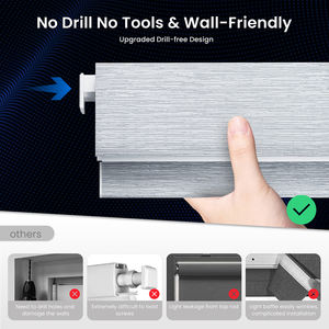 Persianas Enrollables Motorizadas Inteligentes, Automáticas, Eléctricas, Zigbee, Compatibles con <span class=keywords><strong>Google</strong></span> <span class=keywords><strong>Drive</strong></span>, Impermeables, Ignífugas, Opacas, sin Necesidad de Taladrar - Product Image 4