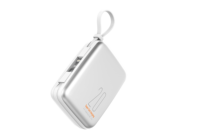 Batterie externe portable mini NIBT 20000mAh haute capacité à charge rapide avec affichage numérique Type-C, câbles inclus, prise en charge du logo personnalisé