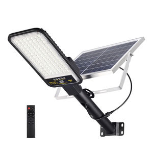 Dingdian LED Dış Mekan 200W/400W Güneş Enerjili LED Sokak Lambası IP66 Su Geçirmez Döküm Alüminyum/Cam Hareket Sensörlü Pilli - Product Image 1