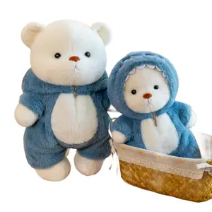 Custom plush toy manufacturer customized logo plush doll stuffed animal toys from photo 20cm stuffed bear animal toys