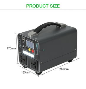 Station d'alimentation portable 300W 333Wh, générateur solaire, batterie au lithium pour le camping et la sauvegarde d'urgence à domicile - Product Image 1