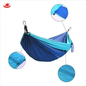 China Suppliers HR Camping Hammock Leisure Portable Two Person Nylon Travel Camping Hammock