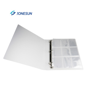 customized 4 9 game sports baseball photo business trading card sleeves ring binder folder with pocket and holders