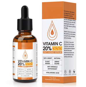 Sérum Facial Personalizado com 20% de Vitamina C, Antioxidante, Calmante, Hidratante, Clareador, <span class=keywords><strong>Anti</strong></span>-Rugas e <span class=keywords><strong>Anti</strong></span>-Envelhecimento, 30ML - Product Image 1