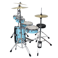 Batterie de percussions portable au design unique, pliable pour un transport facile, prise en charge du logo personnalisé, couleur personnalisable