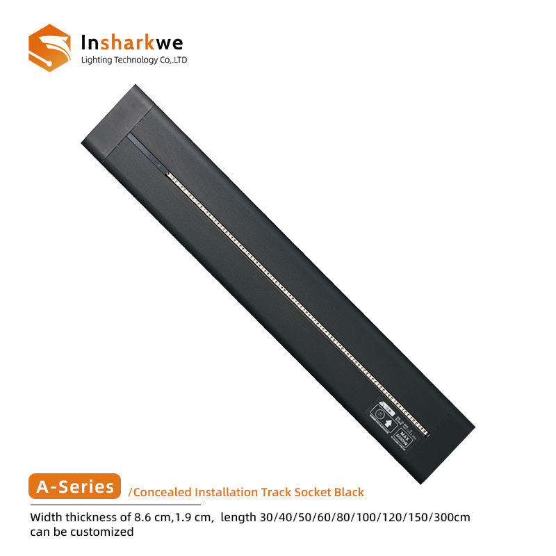 A Track Black Recessed Mounted (Classic)