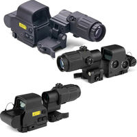 Meilleures ventes : Combo de viseur holographique étanche 558 Red Dot G33 avec loupe grossissante 3x pour la chasse, modèle laser 20 mm