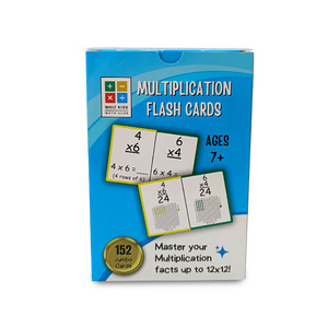 Cartes flash pour enfants imperméables durables de haute qualité imprimées sur mesure prix d'usine de papier de matériel cognitif d'éducation précoce - Product Image 1