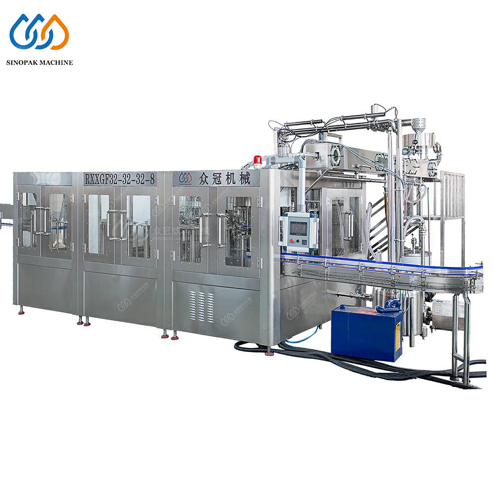 Заводской поставщик, полный раствор, поставляется линия по производству розлива сока в маленькие бутылки ПЭТ