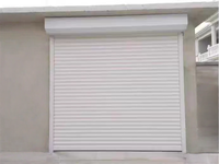 Porte de garage sectionnelle électrique moderne à enroulement, design dernier cri, en alliage d'aluminium de haute qualité, pour la sécurité domestique