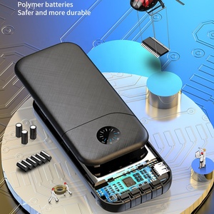 FeGobe Original 10000mAh Power Bank Cargador portátil fácil <span class=keywords><strong>de</strong></span> llevar con cable incorporado Entrada Micro USB y potencia <span class=keywords><strong>de</strong></span> salida <span class=keywords><strong>de</strong></span> 10W - Product Image 2