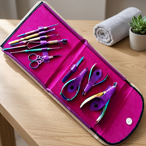 ASAP BEAUTY PAKISTAN Professional Stainless Steel Manicure <b>Pedicure</b> Kit 5 1 10 1 Nail Clippers Luxury Nail Care Grooming <b>Set</b> - Product Image 3
