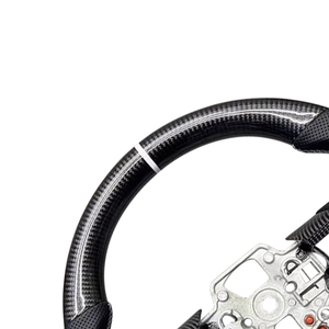 Volant en cuir perforé en fibre de carbone adapté à la <span class=keywords><strong>Ford</strong></span> <span class=keywords><strong>Mustang</strong></span> <span class=keywords><strong>GT</strong></span> 2012 2013 2014 2015 2016 Amélioration de l'intérieur - Product Image 3