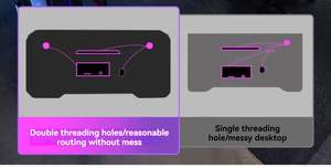 Mesa de Juego Suessen 2026 de Alta Calidad, Negra, para eSports, para Jóvenes y Cuartos de Videojuegos - Product Image 4