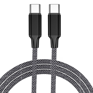 Nouvel arrivage <span class=keywords><strong>de</strong></span> filet <span class=keywords><strong>de</strong></span> pêche personnalisé tissage magnétique 60W 6A câble <span class=keywords><strong>de</strong></span> charge rapide <span class=keywords><strong>de</strong></span> type C 100W câble USB C vers USB C pour <span class=keywords><strong>iPhone</strong></span> Huawei - Product Image 1
