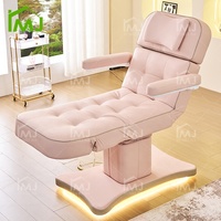Table de soin esthétique électrique pour spa facial, lit de massage pour esthéticienne, lit pour extensions de cils