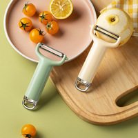 Multifunctioneel roestvrijstalen schilmesje voor het schillen van aardappelen, appels en groenten - Echt een handige fruit- en groentegadget