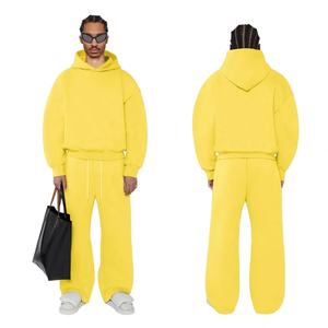 ชุดเซ็ตสตรีทสไตล์ฤดูใบไม้ร่วงแบบใหม่ ดีไซน์ครอส-บอร์เดอร์  ฮู้ดดี้ทรงหลวม ยูนิเซ็กส์  ไหล่ตก  ชายเสื้อแบบริบ  พร้อมเชือกผูกเอวแบบซ่อน - Product Image 5