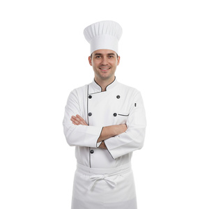 ชุดยูนิฟอร์มเชฟมืออาชีพ ผ้าโพลีเอสเตอร์/คอตตอนทอ ออกแบบมาเพื่อความสบาย ทนทาน กระชับพอดีตัว ดีไซน์ทันสมัย เหมาะสำหรับทุกคน - Product Image 1