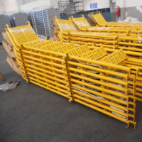 Système d'échafaudage à double échelle pour maçon, plateforme, escalier, passage, cadre en H pour maçonnerie, ensemble d'échelles assorties