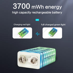 Prezzo di fabbrica 9v batteria ricaricabile usb batteria al litio 9v ricaricabile - Product Image 4