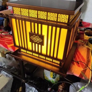 โคมไฟเสาสแตนเลส LED E27 แบบกึ่งฝัง สำหรับสวนกลางแจ้ง วิลล่า รั้วบ้าน - Product Image 3