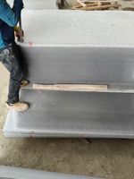 Plan de travail en granit gris sésame G633 poli sur mesure - Îlot de cuisine et meubles-lavabos de salle de bain à finition brillante