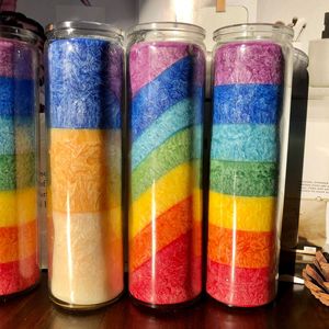 Wholesale Long Burn Religious Paraffin Wax Jar <strong>Candles</strong> 7 Day Glass Rituals Spells Mega Unscented Prayer Devotional Hand Poured - Product Image 1