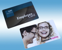 Carte RFID sans contact en PVC vierge de haute qualité 213, 13,56 MHz HF ISO14443A pour les paiements commerciaux, les hôtels, les cartes NFC en PVC