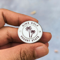 Ensemble d'accessoires de golf 2026 - Outil de réparation de divots de golf avec marqueur de balle, clip pour chapeau et boîte en alliage de zinc moulé sous pression - Cadeau sportif
