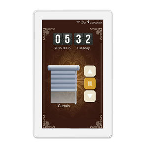 Haute qualité Tuya domotique intelligente 1/2/3/4 Gang interrupteur de rideau plein écran <span class=keywords><strong>changement</strong></span> interrupteur nom et icône Smart Life Zigbee - Product Image 3