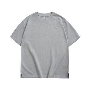 QFZ2919 - Camisa Holgada Informal de Color Sólido para Hombre - Product Image 1