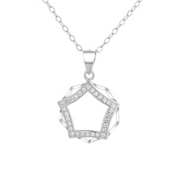Nieuwe Sieraden 925 Sterling Zilver CZ Fruit Apple Hanger voor Meisje