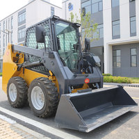 Chargeuse compacte sur chenilles diesel de 900 kg de charge utile, chargeuse frontale, chargeuse à direction par déplacement, godet de 0,5 à 1,2 m³, moteur EPA, garantie 1 an