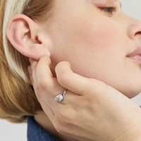 Bague minimaliste LOZRUNVE en argent 925 plaqué or 18 carats, motif animal papillon abeille, pour femme