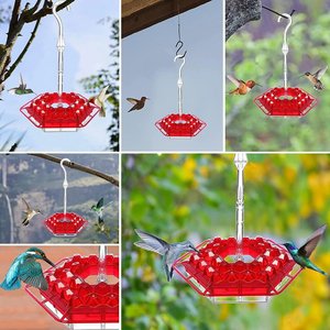 Comedero Colgante para Colibríes con Puertos y Foso Antimosquitos, Resistente a Insectos, Precio de Fábrica - Product Image 6