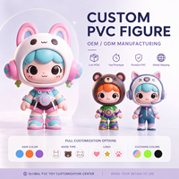 Fabrication de jouets en PVC DIY, figurines d'action créatives, culturelles, de collection, personnalisées, design 2D 3D, dessins animés adorables