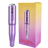 Ponceuse à ongles électrique en acier 2024 avec vitesse de 0 à 35 000 tr/min, faible bruit, qualité professionnelle, fabriquée à Guangdong, Chine