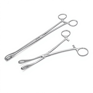 LIKAMED Foerster <b>Sponge</b> Holding Forceps Gauze Forceps German Stainless 18cm - Product Image 1