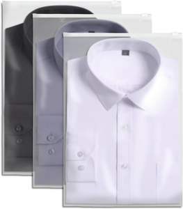 Venta al por mayor de bolsas de cremallera esmeriladas de doble cara personalizadas con logotipo impreso de plástico <span class=keywords><strong>para</strong></span> hombres, sudaderas con capucha, trajes, soluciones de almacenamiento con cremallera - Product Image 1