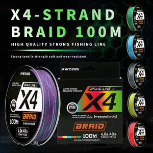 Kwdiss <span class=keywords><strong>สาย</strong></span>เบ็ดตกปลา6-100LB 6สียาว100เมตรแบบถักแข็งแรง - Product Image 6