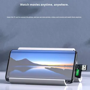 Устройство чтения карт памяти OTG для мобильных телефонов, высокоскоростное чтение карт памяти TF, 2.0, для настольных компьютеров, портативных USB 2.0, внешнее - Product Image 1