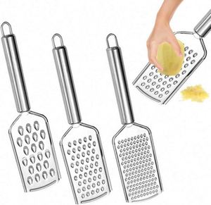 Durable Kitchen Graters Stainless Steel Food Lemon Zester Grater Wiht Handle Handheld <b>Vegetable</b> Cheese Grater - Product Image 4