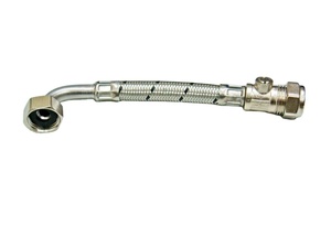 Linh hoạt tap kết nối 15mm + isolator x 1/2 "BSP khuỷu tay chiều dài (150/300/500mm) - Product Image 5