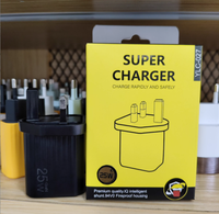 Charger Dinding Tipe-C 25W PD Langsung dari Pabrik, Bersertifikasi CE/FCC/RoHS, Colokan Retraktil yang Ditingkatkan untuk UK, Adaptor Charger Daya