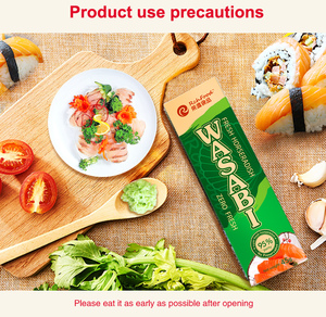 Tùy chỉnh Wasabi dán mù tạt nước sốt màu xanh lá cây tươi cải ngựa Gốc thực mù tạt Nhật Bản Wasabi dán - Product Image 6