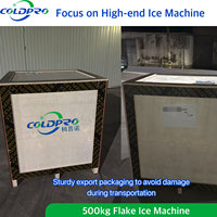Machine à glace en flocons 500 kg, 220V 50/60Hz, monophasé, avec bac à glace