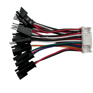 カスタムワイヤハーネス100mm SH 1.0mm/GH1.25mmピッチから3ピンデュポン電子レインボーワイヤーケーブルアセンブリ - Product Image 4