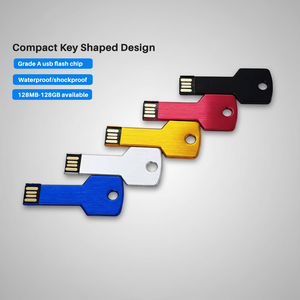 Biểu tượng tùy chỉnh kim loại Key USB Flash Drive 2.0 2GB 4GB 8GB 16GB 32GB Pen Drive không thấm nước Flash <span class=keywords><strong>Memory</strong></span> Stick USB thiết bị - Product Image 4