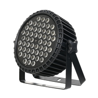 Projecteur LED PAR QSE Lighting 54*3W haute luminosité en aluminium moulé sous pression, lumière de lavage RGBW, contrôle DMX512, température de couleur 2800K-8500K
